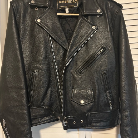Motorcycle Jacket Size 40 Black - Picture 2 of 9